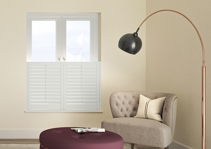 Kensington, Off White - Cafe Style Plantation Shutter - Image 6